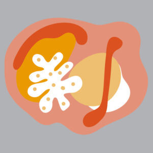 Matisse Inspired Abstract Design - Warm Colours Design