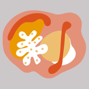 Matisse Inspired Abstract Design - Warm Colours Design