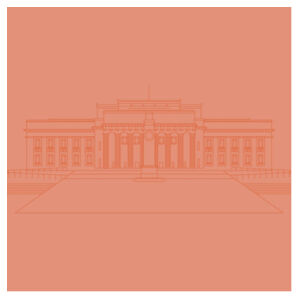 Auckland War Memorial Museum - Minimal Line Art Design