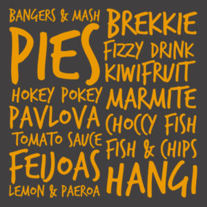 Kiwi Kai - Food loved in Aotearoa, New Zealand.  Design