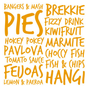 Kiwi Kai - Food loved in Aotearoa, New Zealand.  Design