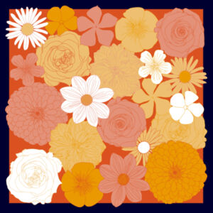 Vintage Floral Pattern Design - Apron Design