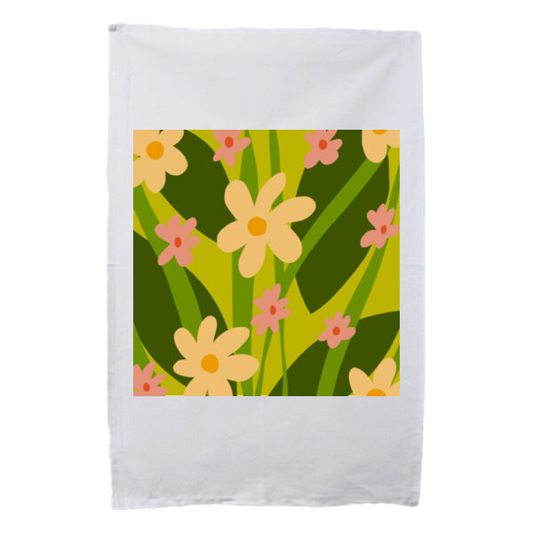 Warhol Inspired Spring Floral Design Pattern - Cushion Cover Thumbnail