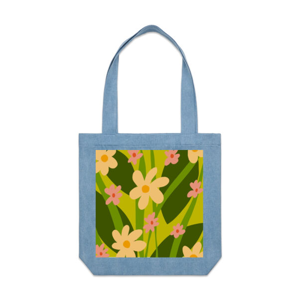 Warhol Inspired Spring Floral Design Pattern - Cushion Cover Thumbnail