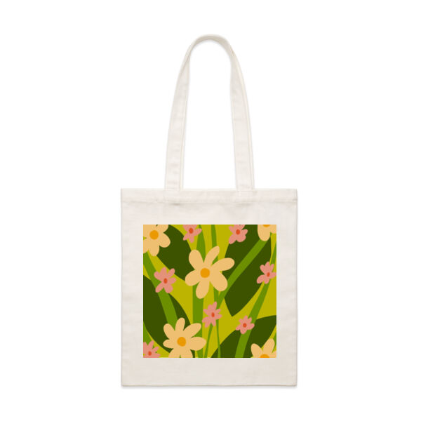 Warhol Inspired Spring Floral Design Pattern - Cushion Cover Thumbnail