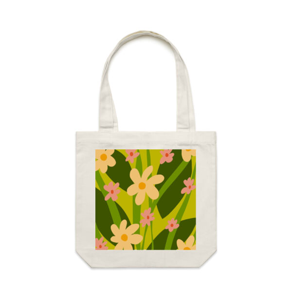 Warhol Inspired Spring Floral Design Pattern - Cushion Cover Thumbnail