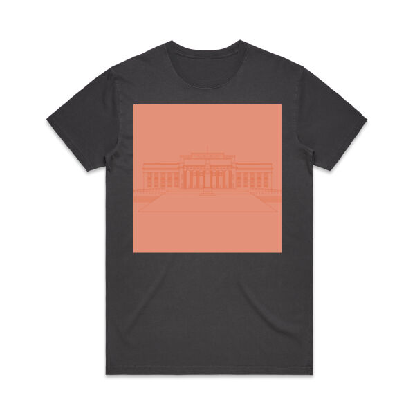 Auckland War Memorial Museum - Minimal Line Art Thumbnail