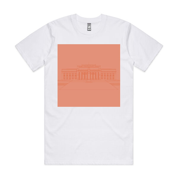 Auckland War Memorial Museum - Minimal Line Art Thumbnail