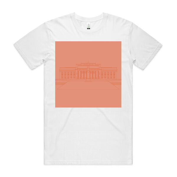 Auckland War Memorial Museum - Minimal Line Art Thumbnail