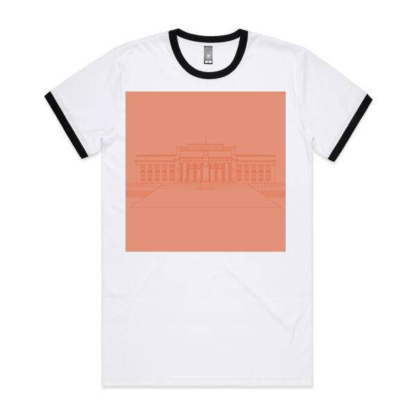 Auckland War Memorial Museum - Minimal Line Art Thumbnail