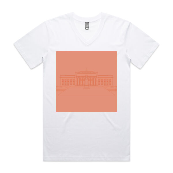 Auckland War Memorial Museum - Minimal Line Art Thumbnail