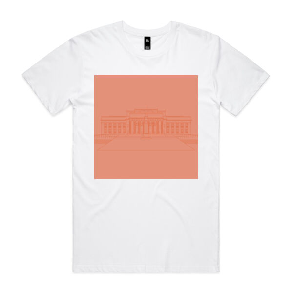 Auckland War Memorial Museum - Minimal Line Art Thumbnail