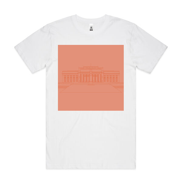 Auckland War Memorial Museum - Minimal Line Art Thumbnail