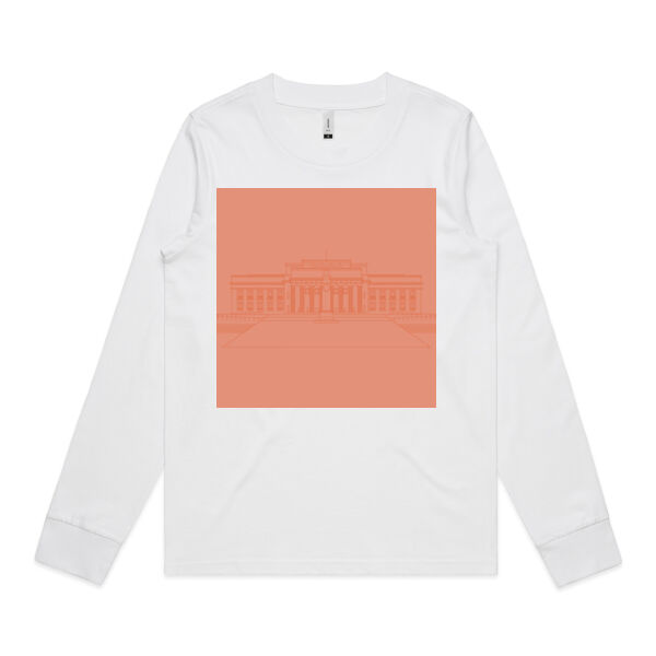 Auckland War Memorial Museum - Minimal Line Art Thumbnail