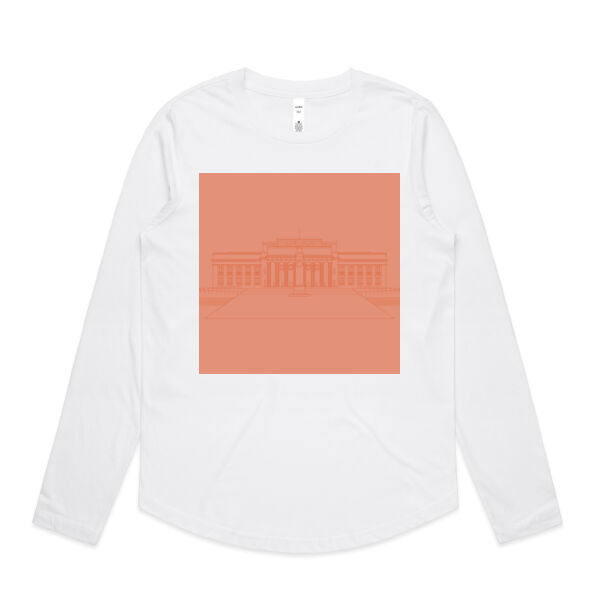 Auckland War Memorial Museum - Minimal Line Art Thumbnail