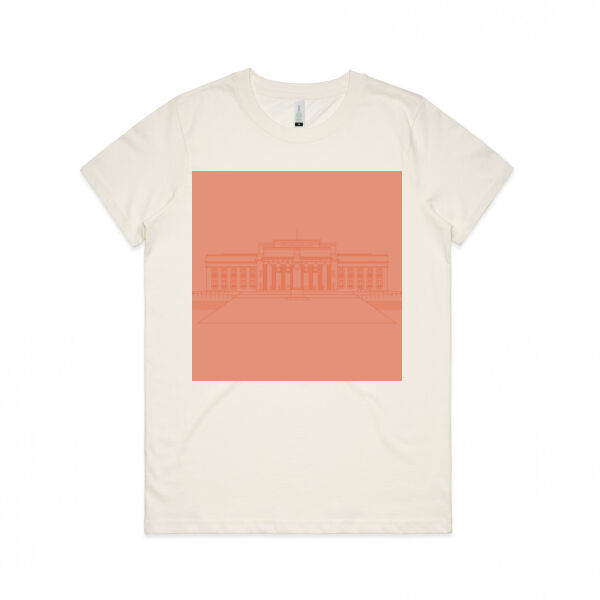 Auckland War Memorial Museum - Minimal Line Art Thumbnail