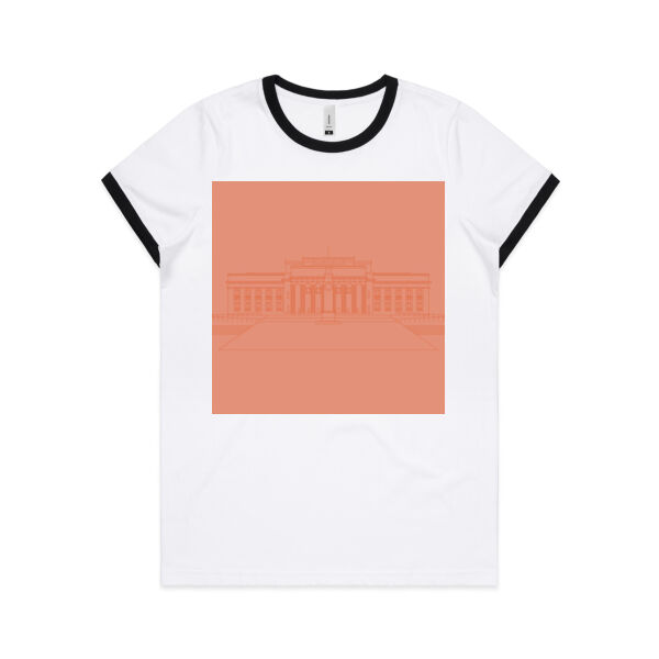 Auckland War Memorial Museum - Minimal Line Art Thumbnail