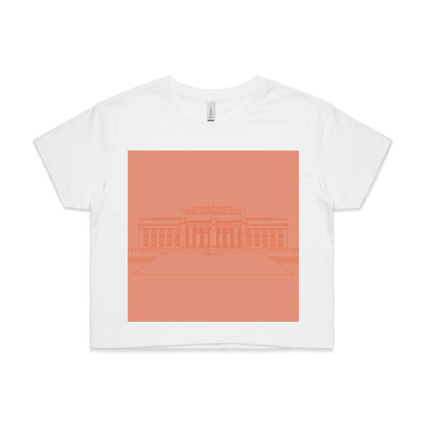 Auckland War Memorial Museum - Minimal Line Art Thumbnail