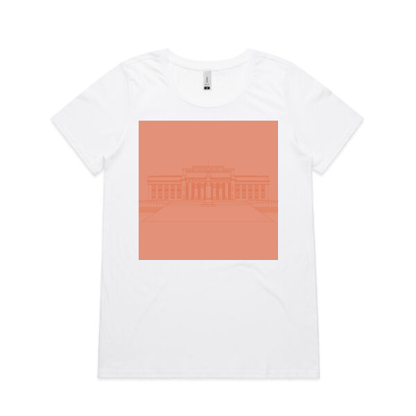 Auckland War Memorial Museum - Minimal Line Art Thumbnail