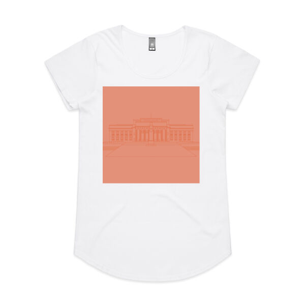 Auckland War Memorial Museum - Minimal Line Art Thumbnail