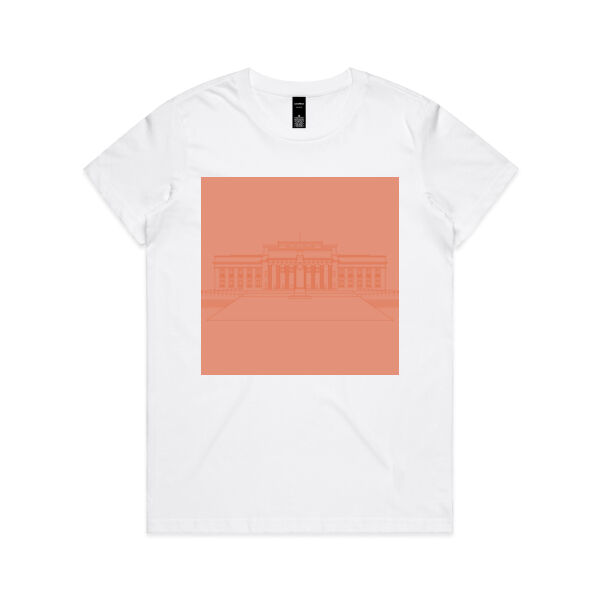 Auckland War Memorial Museum - Minimal Line Art Thumbnail