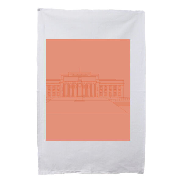 Auckland War Memorial Museum - Minimal Line Art Thumbnail