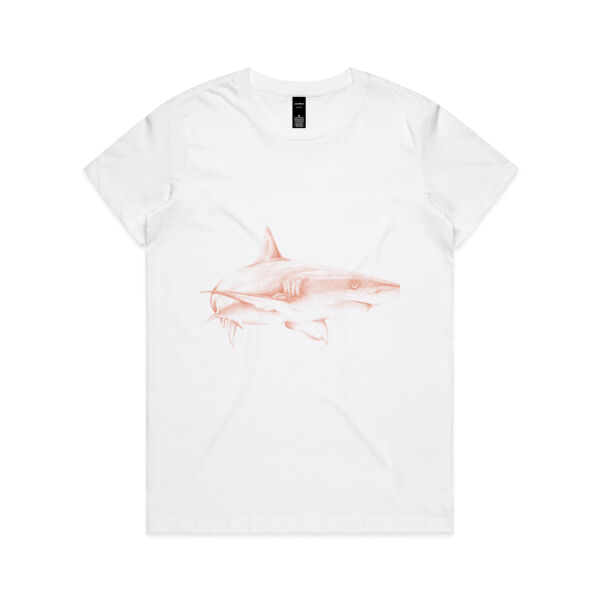 Shark Design - Womens Maple Tee Thumbnail