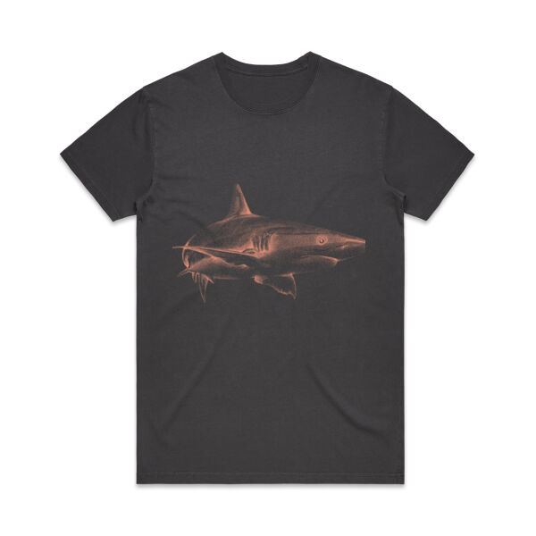 Shark Design - Mens Faded Tee Thumbnail