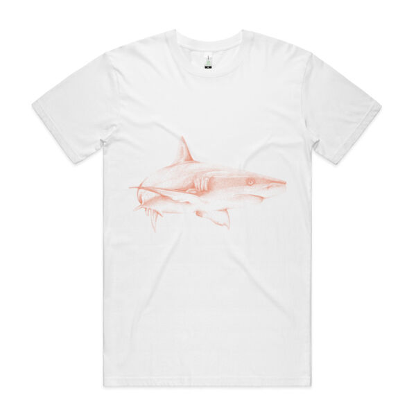 Shark Design - Mens Staple Organic Tee Thumbnail
