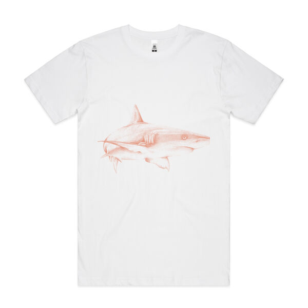 Shark Design - Mens Block T shirt Thumbnail