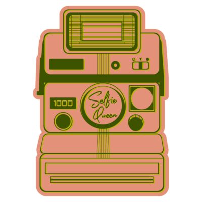 Selfie Queen - Retro Camera Design Thumbnail